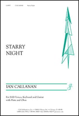 Starry Night SAB choral sheet music cover